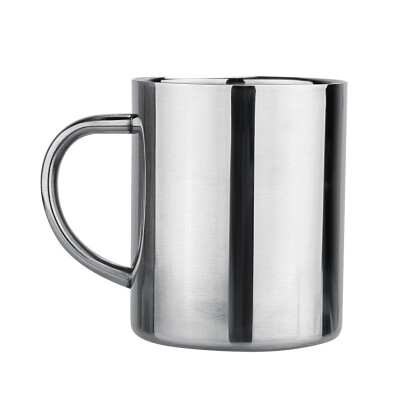 

Double Wall Stainless Steel 9OZ TeaBeerCoffee Mug Children Cup