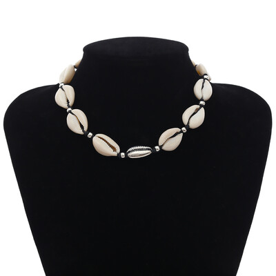 

2018 Hawaiian Sea Shell Choker Necklace Bracelet Anklet Jewelry Bohemian Turkish Gold Foot Chain For Women Collar Chocker