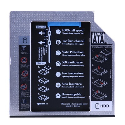 

SATA 2nd HDD SSD Hard Drive Caddy for 95mm Universal CD DVD-ROM Optical