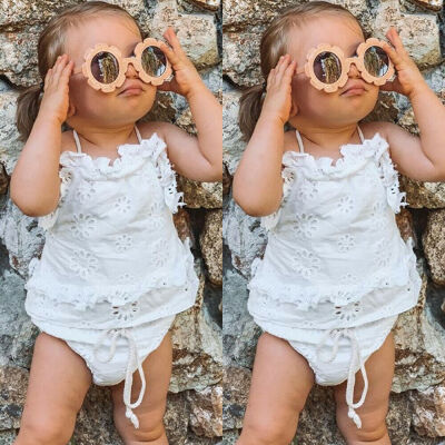 

Summer Newborn Baby Girl Clothes Princess Tops DressShorts Outfits Set 0-24M