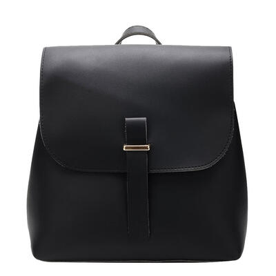 

Elegant Simple Women Girls Leather Travel Backpacks Pure Shoulder Handbags