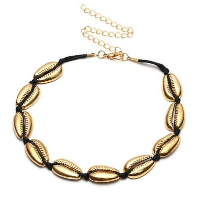

Natural Necklace Bracelet Women Girls Beach Chain Necklace Handmade Pendants