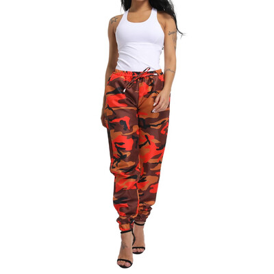 

Tailored Women Sports Camo Cargo Pants Outdoor Casual Camouflage Trousers