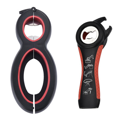 

Toponeto 2Pcs Home Kitchen Multifunction Bottles Jars Cans Manual Opener Tool Gadget