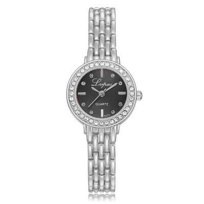 

Womens small LVPAI brand bracelet watch foreign trade hot diamond-studded epoxy alloy ladies watch