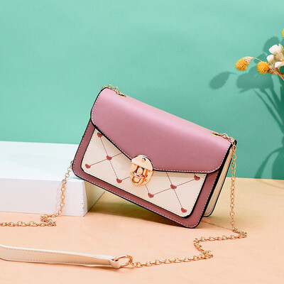 

Small square package 2019 new female bag Korean version of the fresh female bag fashion shoulder bag Messenger bag