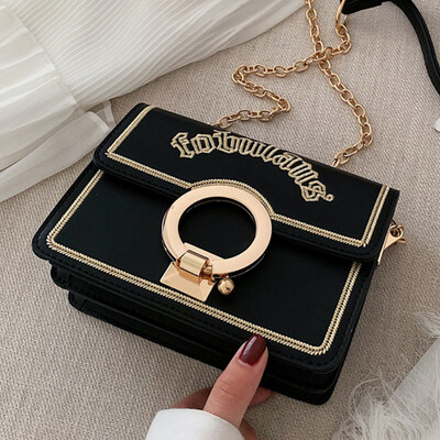 

Summer bag Joker fashion handbags 2019 new foreign style Korean chain texture student messenger bag