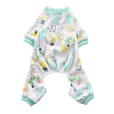 

Pet Dog Pajamas All Seasons Apparel Jumpsuit Monkey Casual Homewear Cotton Outfit Puppy