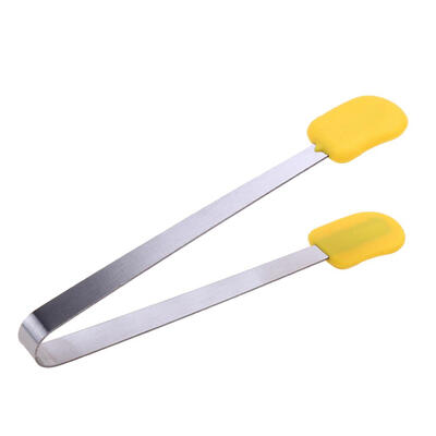 

Mini Stainless Steel Food Tongs Lemon Crystal Sugar Clip Cake Clamp