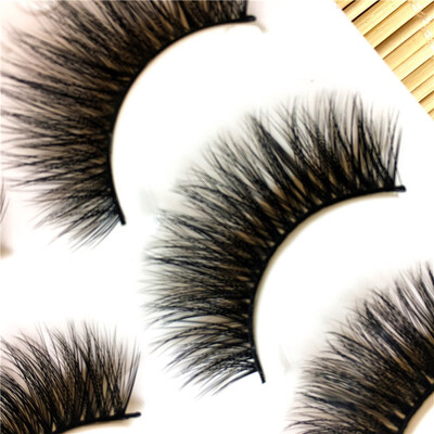 

〖Follure〗3 Pairs Long False Eyelashes Makeup Natural Fake Thick Black Eye Lashes