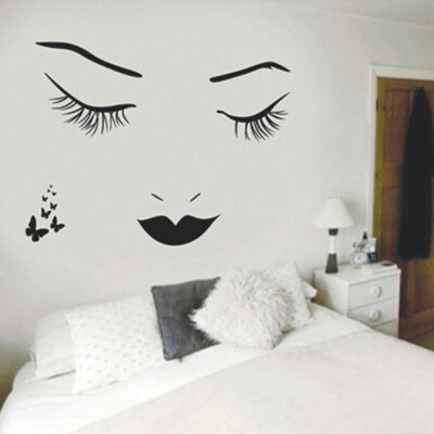 

〖Follure〗Eyelashes Wall Stickers DIY Wall Quote Sticker Decal Home Decor Vinyl Art Mural