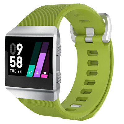 

〖Follure〗Soft Silicone Replacement Sport Strap Watchband For Fitbit Ionic Smart Watch BK