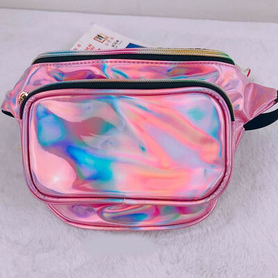 

Women Travel Waist Fanny Pack Money Belt Wallet Glitter Multicolor Bum Bag Pouch