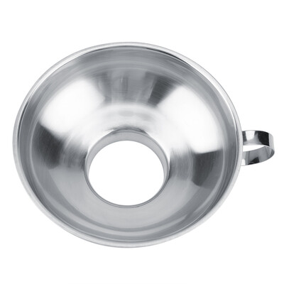 

Greensen Stainless Steel Wide Mouth Necked Canning Jam Funnel Pouring Rice Cereals Kitchen Gadgets Jam FunnelSteel Funnel