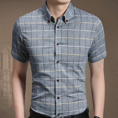 

Tailored Summer Mens Leisure Short-sleeved Mens Comfortable Leisure Shirt Tops