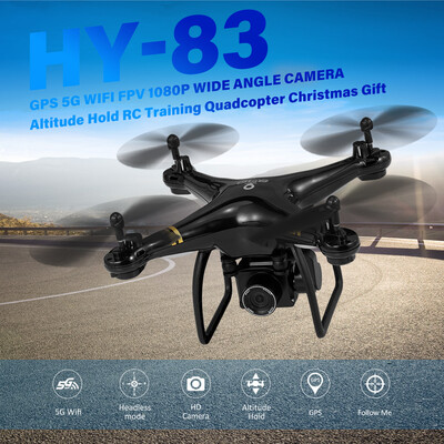 

HY-83 GPS Drone with Camera 720P Altitude Hold Follow Me Orbiting Fly Quadcopter