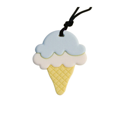 

Food-Grade Silicone Baby Pacifying Necklace Pendant Ice Cream Baby Gum