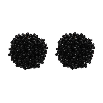 

AOTEMAN 2019 New Summer Cute Lovely Good Quality Beads Girl Earring Statement Fashion 6 Colors Stud Earrings For Women