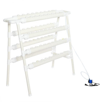 

Greensen Double Side Hydroponic 72 Holes Plant Site Water Culture Piping System Grow Kit Rack US110-240V