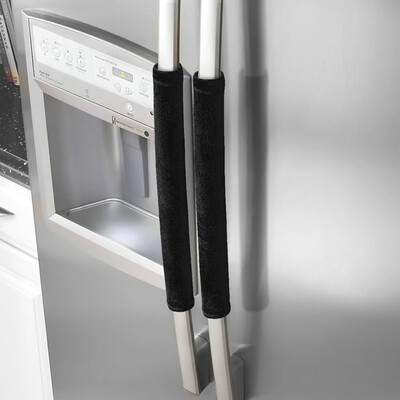 

Gobestart A Pair Refrigerator Handle Cover Kitchen Appliance Refrigerator Cover