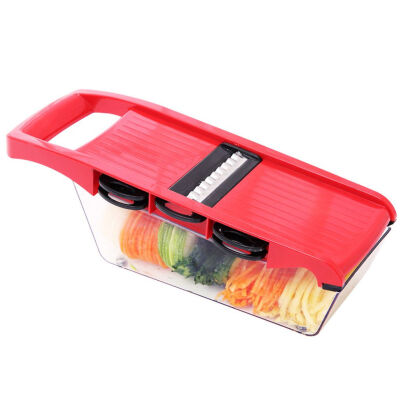 

Plastic Vegetable Fruit Slicers Cutter With Adjustable Stainless Steel Blades Carrot Potato Onion Grater