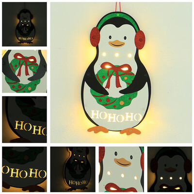 

Tailored Warm White LED Penguin Gift Pendant Christmas Holiday Party Wedding Decoration