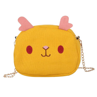 

Cute Canvas Girls Shoulder Bags Crossbody Messenger Women Chain Handbags