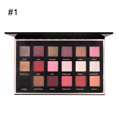 

18 Colors Women Eyeshadow Palette Shimmers Eye Natural Smoky Cosmetics Make Up