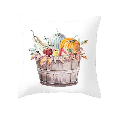 

Siaonvr Fall Halloween Pumpkin Pillow Case Waist Throw Cushion Cover Sofa Home Decor