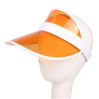 

Summer PVC Sun Visor Hat Headband Cap UV Protection Transparent Outdoor Hiking