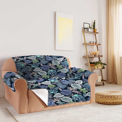 

Gobestart Anti-Slip Quilted Sofa Couch Cover Chair Pet Dog Kids Mat Furniture Protector