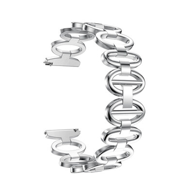 

〖Follure〗Stainless Steel Chain Style Bracelet Smart Watch Band Strap For Fitbit Versa