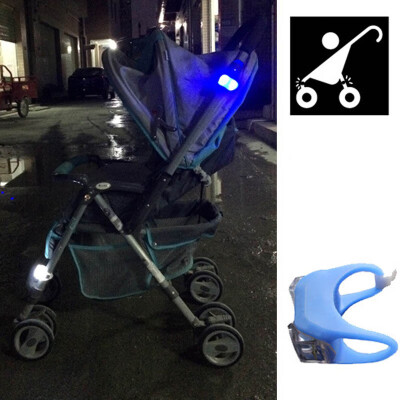 

Gobestart Night Silicone Caution Light Lamp For Baby Stroller Night Out Safety