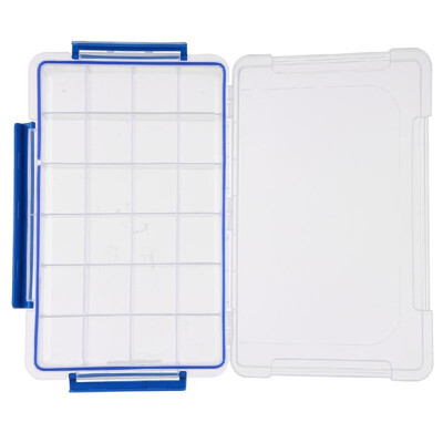 

Transparent Plastic Storage Box Multiple Compartments Slot Hardware Box Organizer Jewelry Tools Electronic Components Container Fi