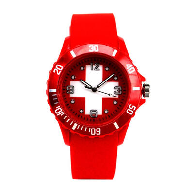 

Football World Cup Unisex Silicone Band Fashion Sports Flags Wristwatch