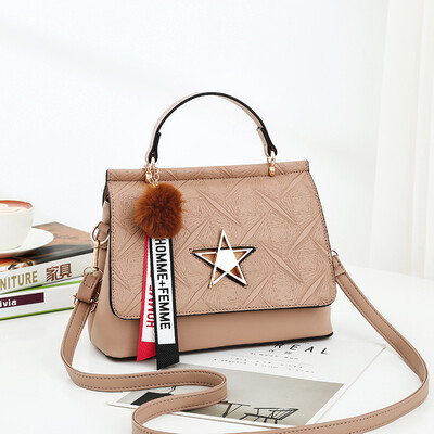 

2019 spring new single shoulder diagonal small bag Korean PU leather fashion handbags Messenger small square bag