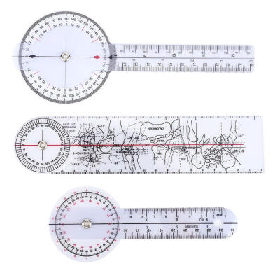 

Greensen 3Pcs 6810inch 360 Degree Protractor Angle Medical Ruler Spinal Goniometer