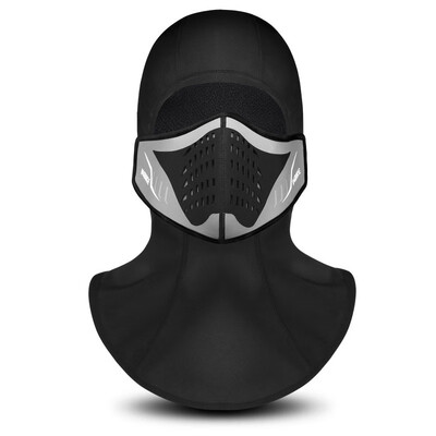 

1 Windproof Full Face Mask Zipper Motorcycle Cycling Ski Winter Sport Hat