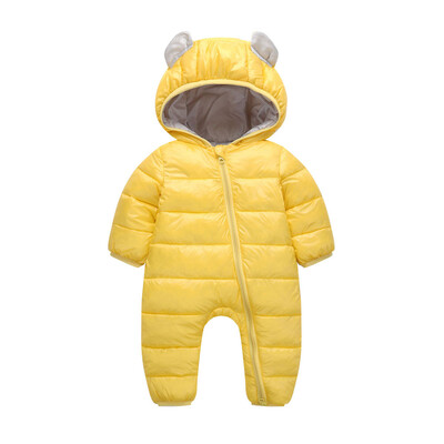 

Baby Boys Girls Kid Rompers Children Winter Thick Cotton Warm Clothes Jumpsuit