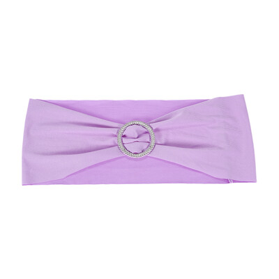 

50PCS Wedding Decorations Elastic Spandex Chair Cover Sashes Bows Elastic Chair Bands With Buckle Slider Sashes Bows 7 Colors
