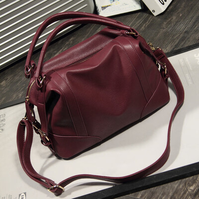 

20180New women bag European&American wind soft pure color PU leather handbag women messenger bags
