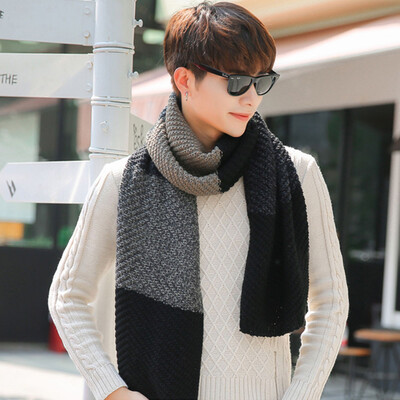 

Gobestart Winter Men Women Long Warm Soft Scarf Thickening Knitting Couples Scarf