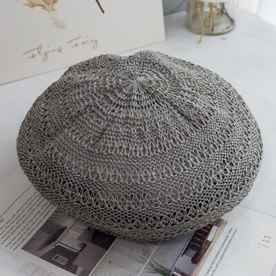 

Summer Women Mesh Ivy Newsboy Ivy Cap Ladies Crochet travel Painter Hat Beret