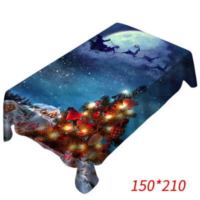 

Tailored Christmas Decoration Table Cloth Rectangular Tea Table Cover Dining Home Decor