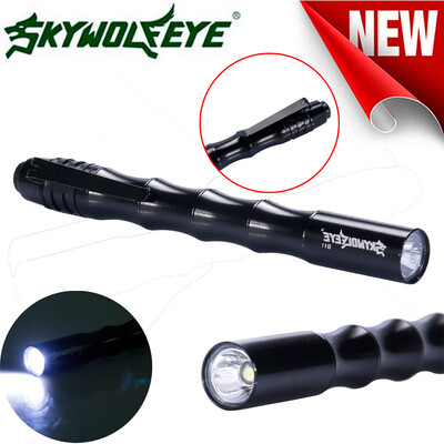 

Saidsome Pen Pocket Small Black Portable LED Light Torch Flashlight Mini Medical flashlight lamp