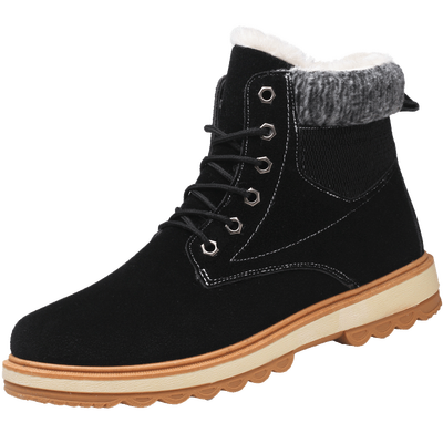 

2019 Big Size Autumn Winter Men Martin Boots Slip-On Boots Leather Breathable Ankle Boots Male Shoes