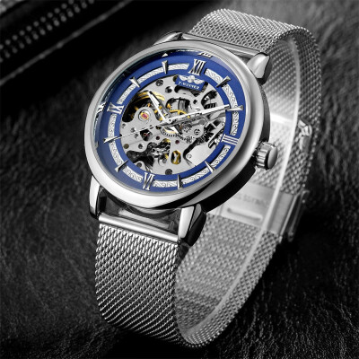 

Gobestart T-WINNER Fashion Hollow Luxury Design Business Fashion Mens Mechanical Watch