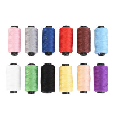 

12 Color Handmade Sewing Thread for Home Embroidery DIY Needlework Stitch
