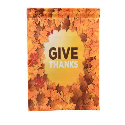 

Tailored Happy Thanksgiving Garden Flags House Decor Mini Yard Banner 12 x 18
