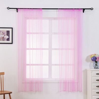 

New Romantic Bedroom Polyester Child Window Curtain For Living Room Wedding Home Decor